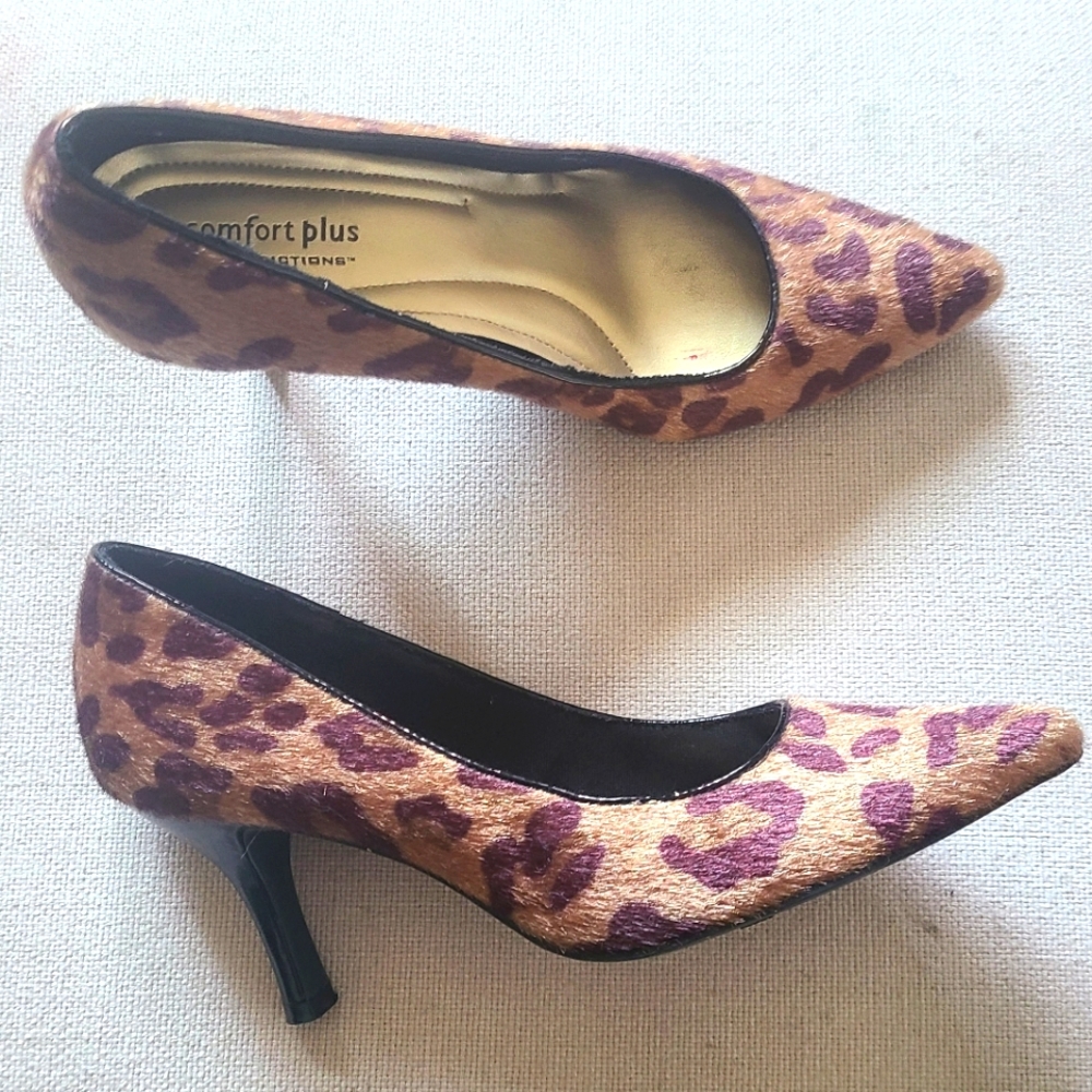 Super Cute and Comfy Size 7 Heels leapord